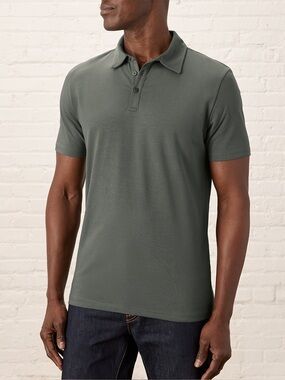 ‼️EUC: Pact Organic Men’s Green Polo Shirt - S